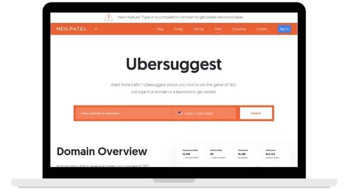 UberSuggest Free Keyword Research Tool